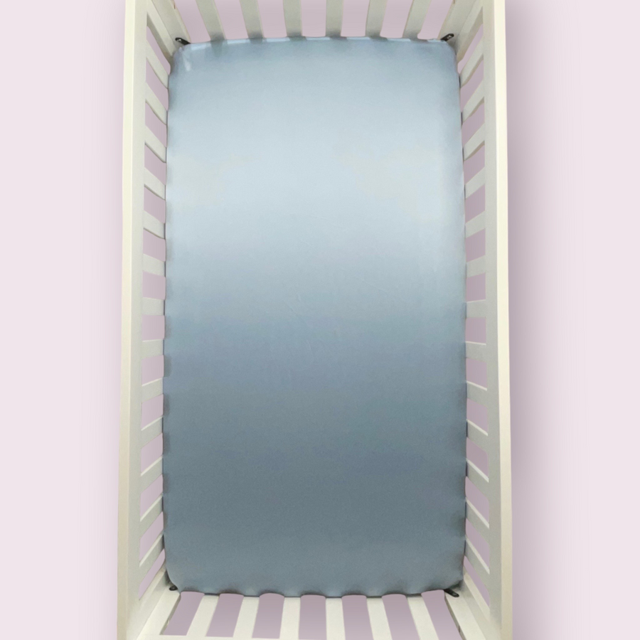 Blue - Plush Silk Crib Sheet nursery