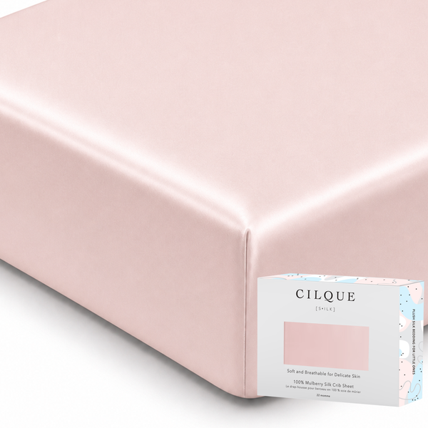 Blush — Plush Silk Crib Sheet