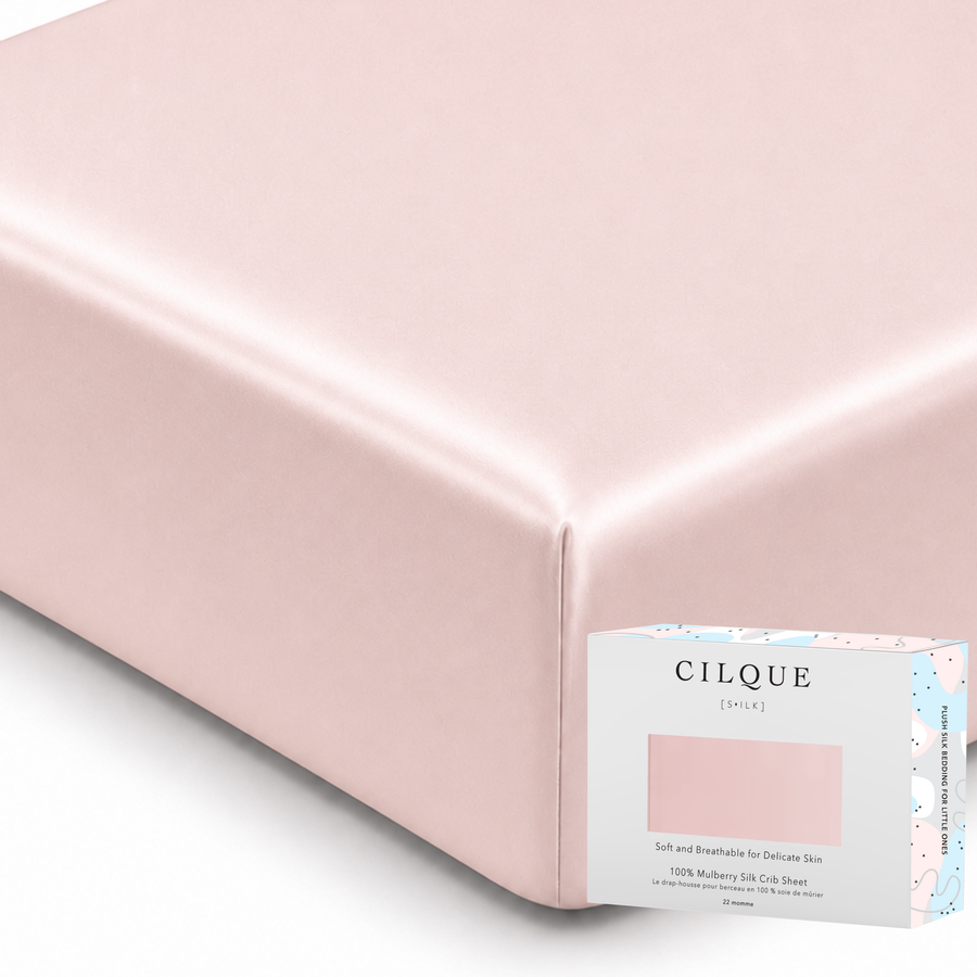 Blush - Plush Silk Crib Sheet