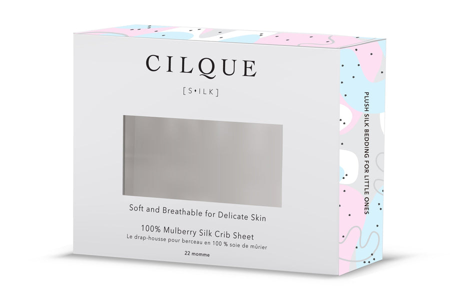 Vanilla - Plush Silk Crib Sheet packaging