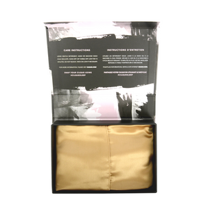 Gold Lustrous Silk Pillowcase - King