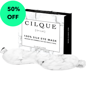 Marble - 100% Silk Eye Mask