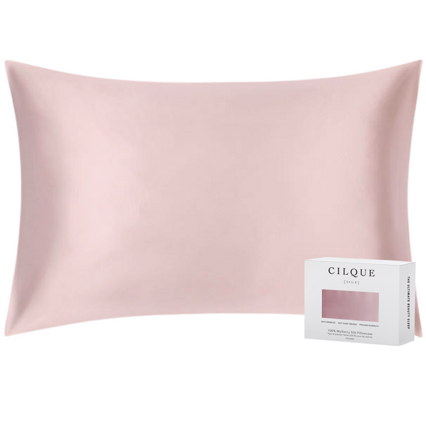 QN - Blush — Lustrous Silk Pillowcase