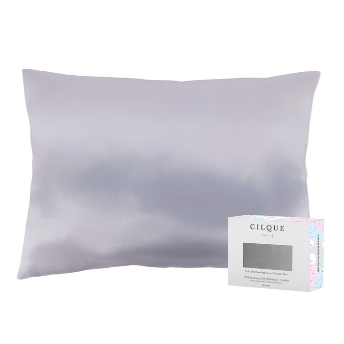 PLUSH SILK STANDARD PILLOWCASE - GREY