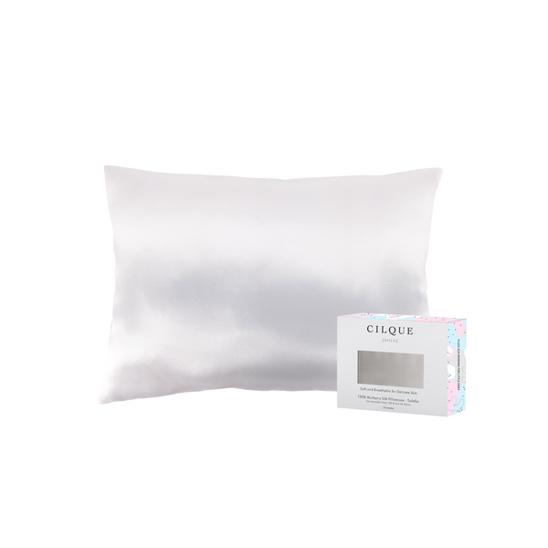 PLUSH SILK TODDLER PILLOWCASE - VANILLA